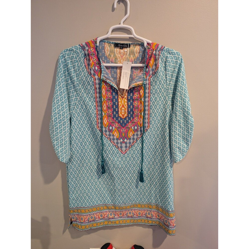 URBAN CoCo Tunic Tassels Boho Hippie XL Festival Vacation Aztec Western NWT